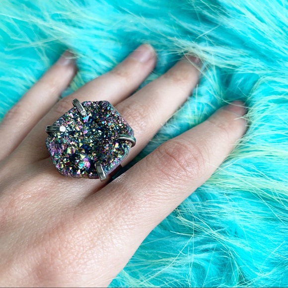 🍋 Crystal adjustable ring - Picture 3 of 11